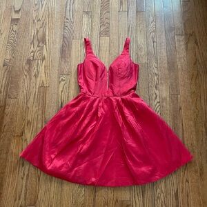 Sherri Hill Red Mini Cocktail Dress Women’s Sz 2